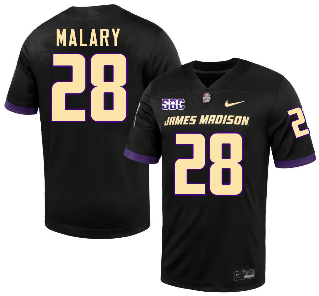 #28 Jobi Malary JMU Jersey,James Madison Dukes Football Jerseys Stitched-Black #28 Jobi Malary JMU Jersey,James Madison Dukes Football Jerseys Stitched-Black